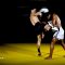 Combinação de Muay Thai/MMA: Chute Alto – Chute Baixo – Cruzado – Upper – Joelhada