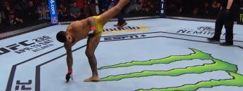 Conor McGregor, Thiago Marreta Santos & Elizeu Zaleski doing the Most Powerful Kick in Capoeira