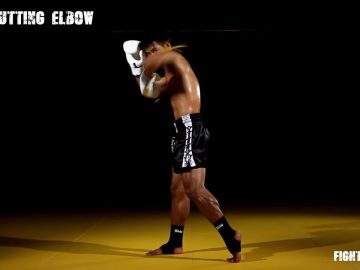 Muay Thai/MMA Cutting Elbow: instructional
