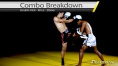 Muay Thai/MMA Striking Combo: Double Kick – Knee – Elbow