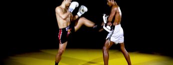 Striking Combo: Push Kick – Straight Knee – Diagonal Elbow