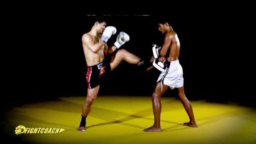 Striking Combo: Push Kick – Straight Knee – Diagonal Elbow